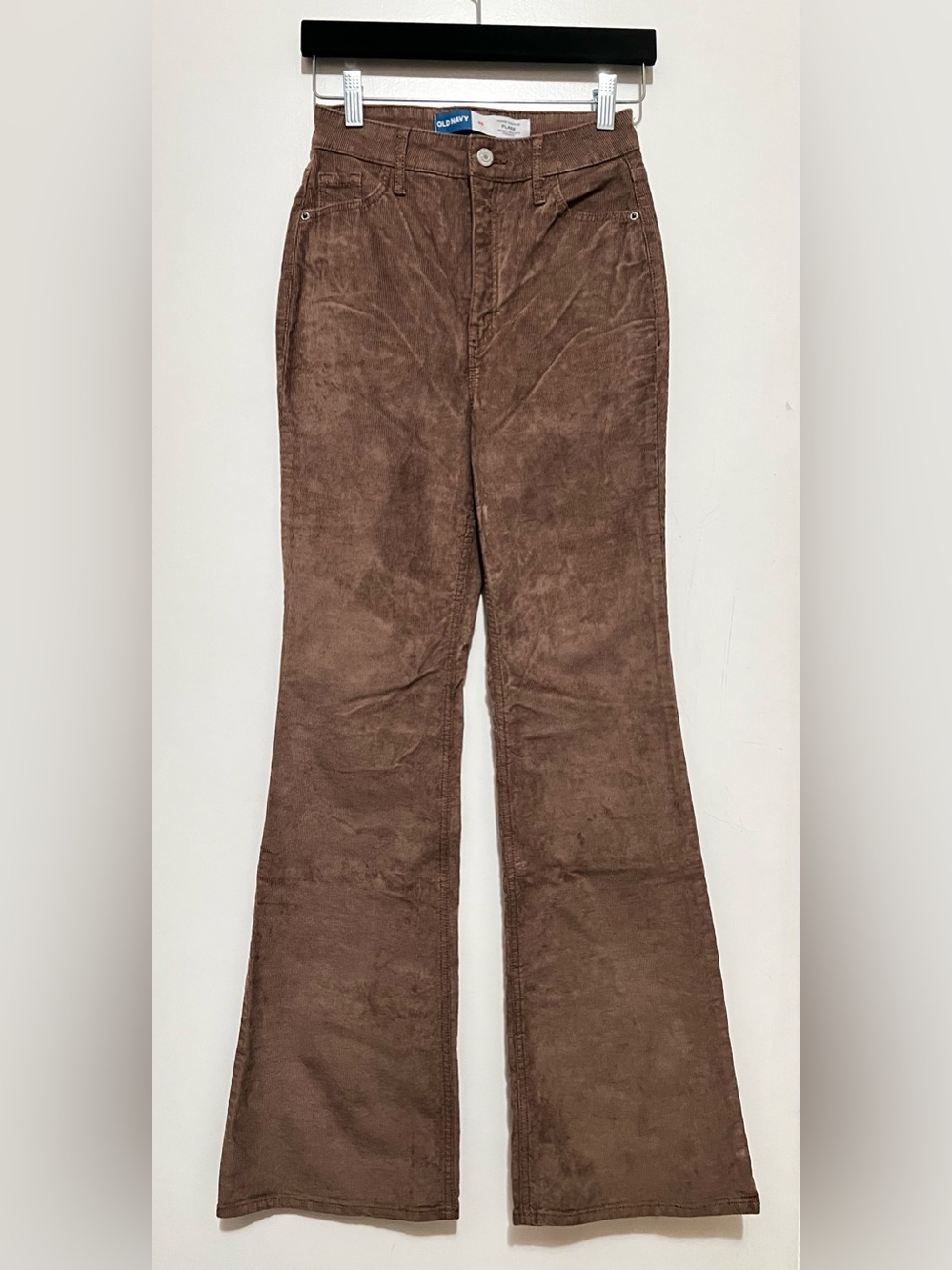 Old Navy Brown High Rise Corduroy Flare Jeans